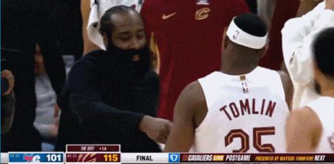 哈登率76人四杀骑士创历史得分助攻双里程碑