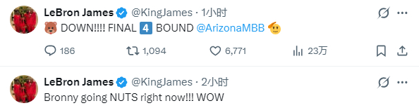 詹姆斯双子星闪耀赛场 布朗尼爆发助南湾湖人狂